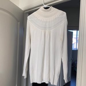 Devotion by Cyrus Cowl Neck Ribbed Sweater mini dress